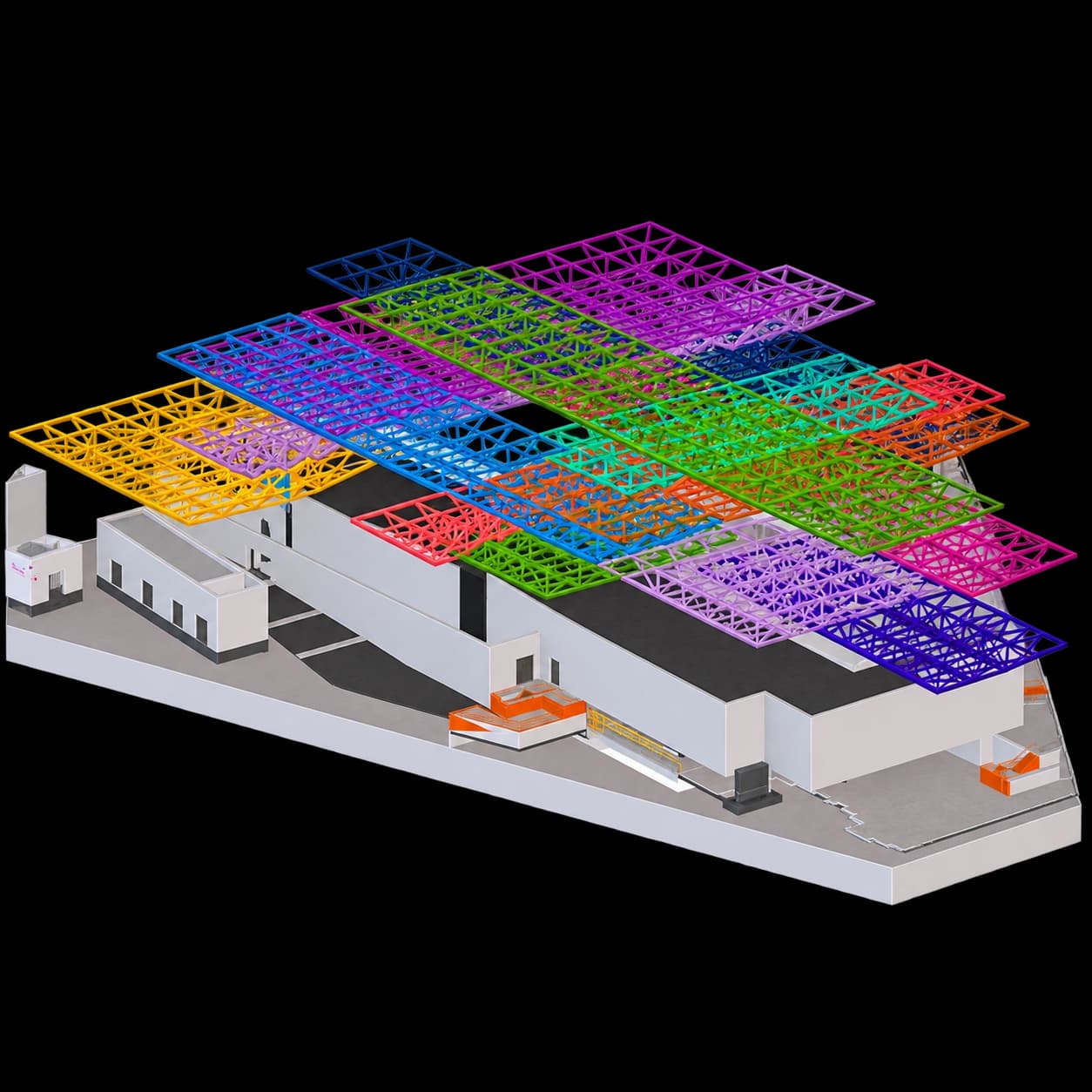BIM model of the Opportunity Pavilion Expo 2020