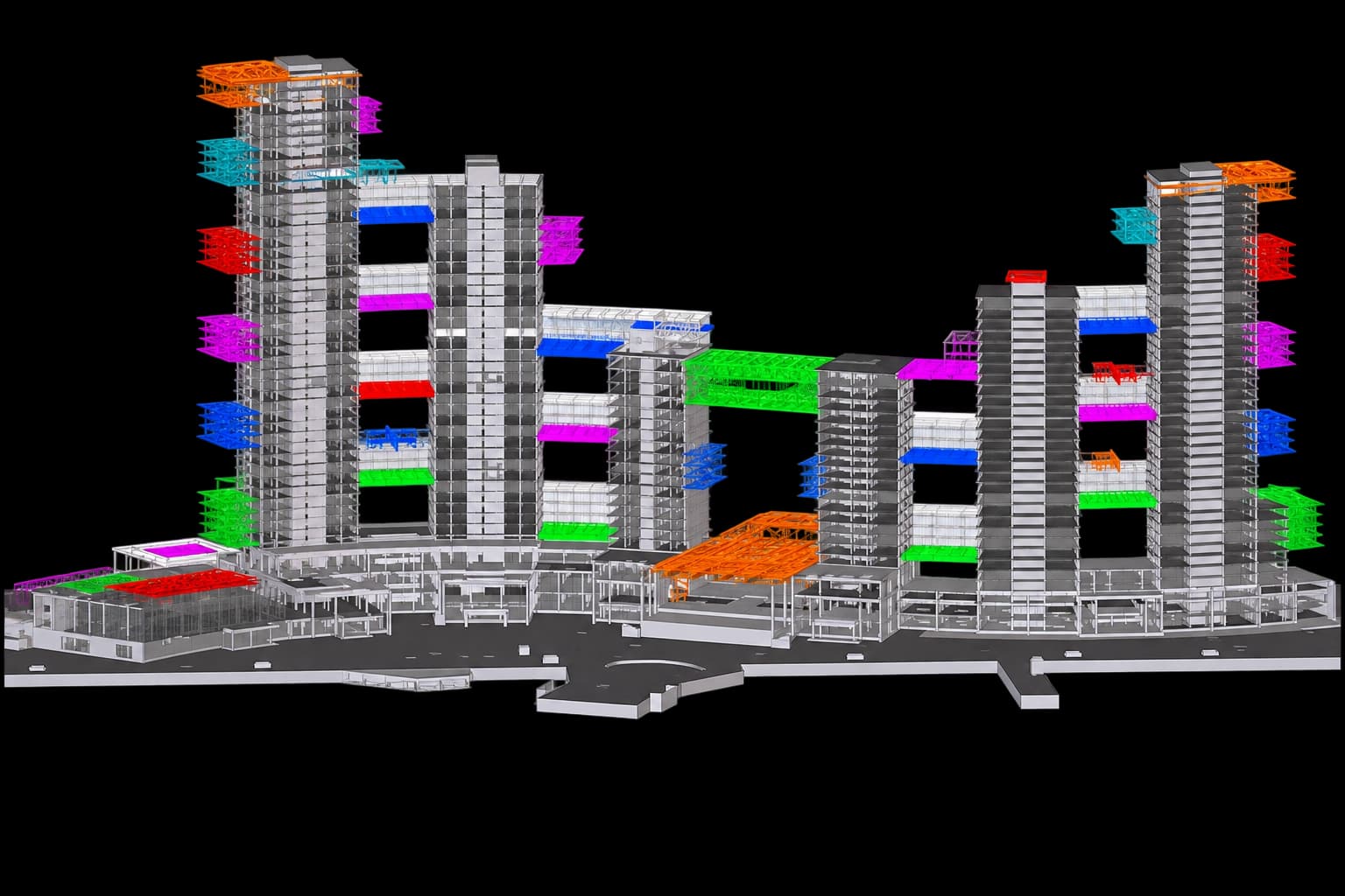 BIM model of Royal Atlantis
