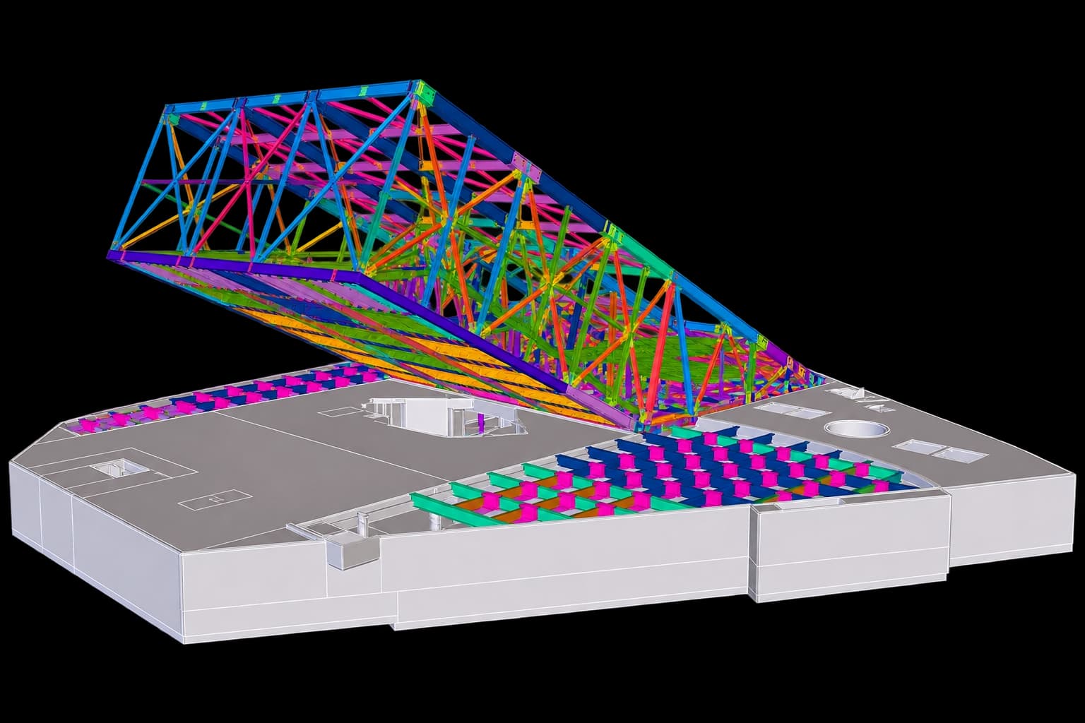 BIM model of the Saudi Pavilion Expo 2020
